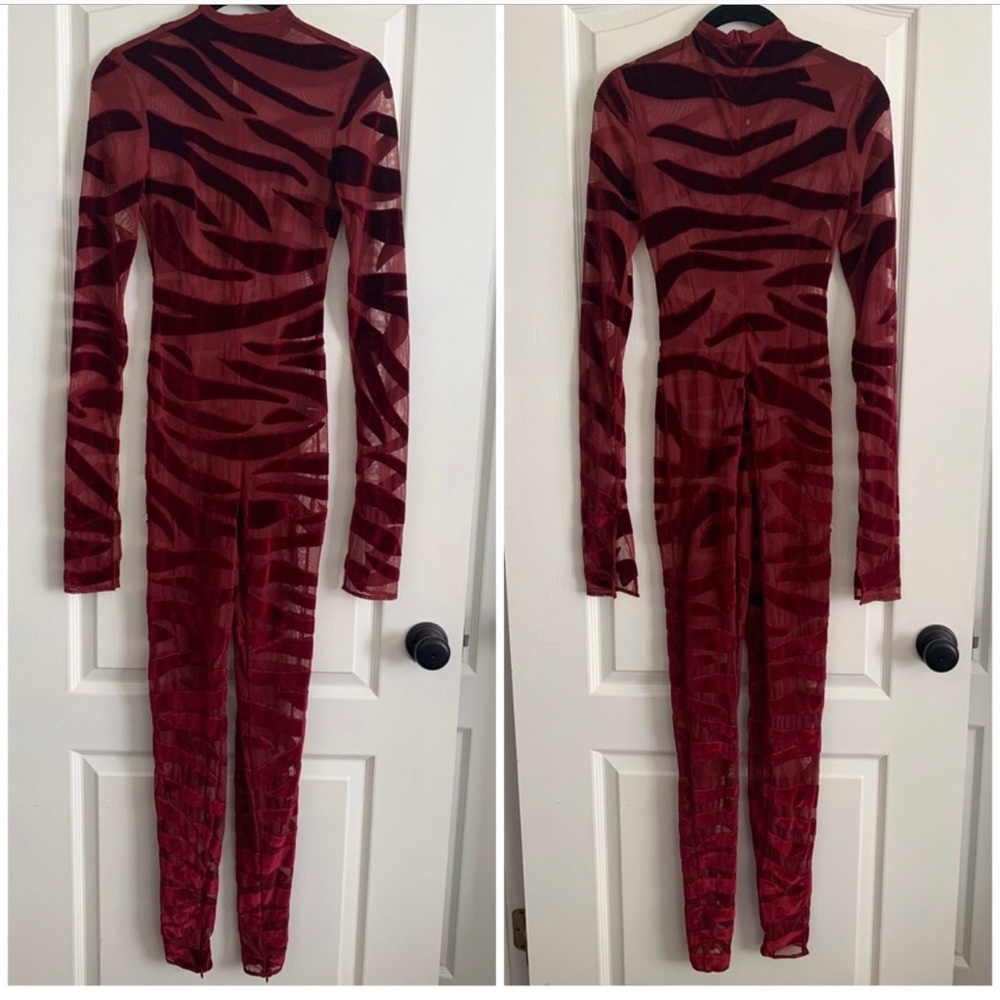 Brand new never worn Laquan Smith Tiger Bodysuit